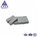 8% Co YG8 89.5hra 25*10*9.0mm Tungsten Carbide Alloy Inserts for Cutting Plastic Button