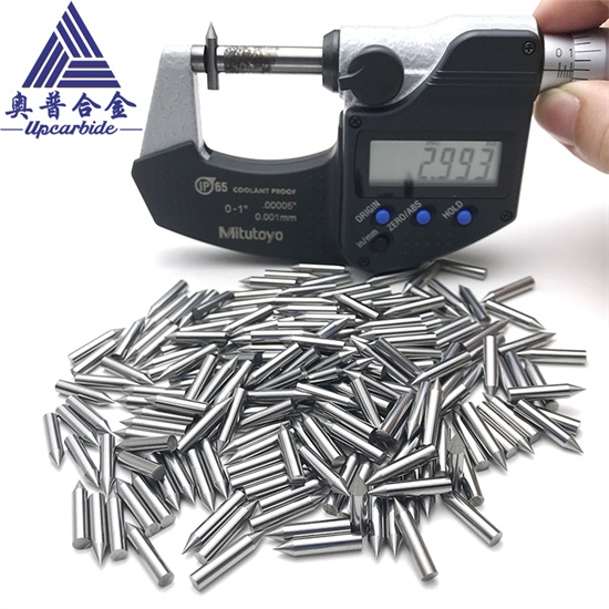 YL10.2 outdiameter 3*15mm 40degree tungsten carbide needle with 91.8hra