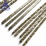 1/4 - 3/16 Inch 70% Tungsten Carbide Particle 450mm Length Tungsten Carbide Composite Rod with Copper Matrix Alloy