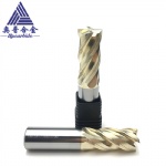 gold coating diameter 20mm total long 100m tungsten carbide 4 flutes flat end mills
